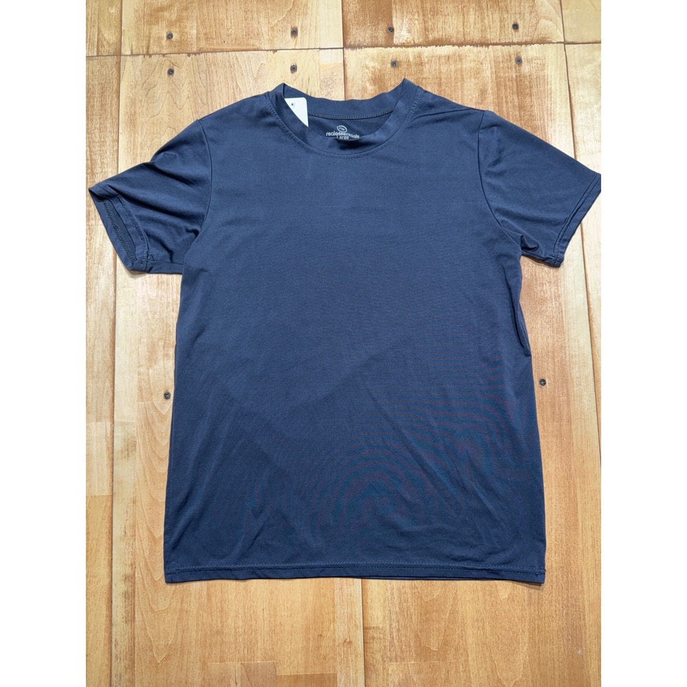 Real Essentials Kids Blue Short Sleeve Crew Neck T Shirt Size‎ Large